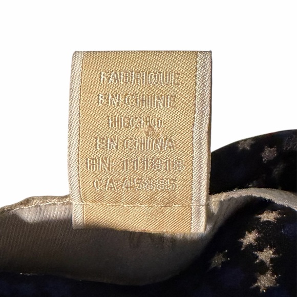 Michael Kors Navy and Gold Women's Full Zip Top Size M - Picture 11 of 12